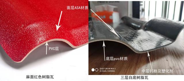 樹脂瓦灰底的和白底的區(qū)別？三層和兩層合成樹脂瓦那種好？
